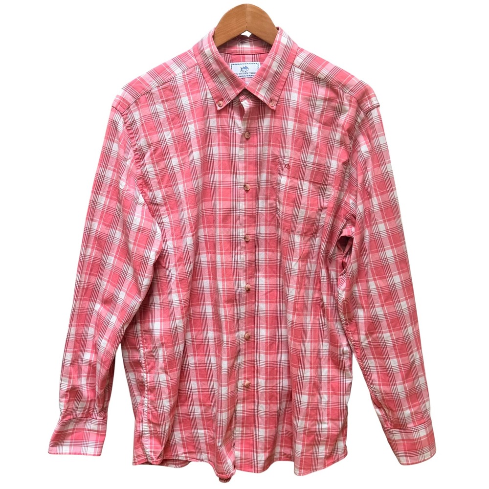 Lot of 3 Southern Tide Shirts Mens Large Cotton Long Sleeve Plaid Gingham - Picture 2 of 10